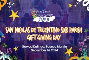 san nicolas de tolentino sub parish gift giving day photo